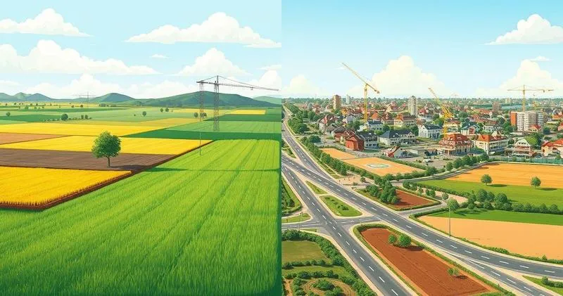 Desmembramento de terreno rural para urbano